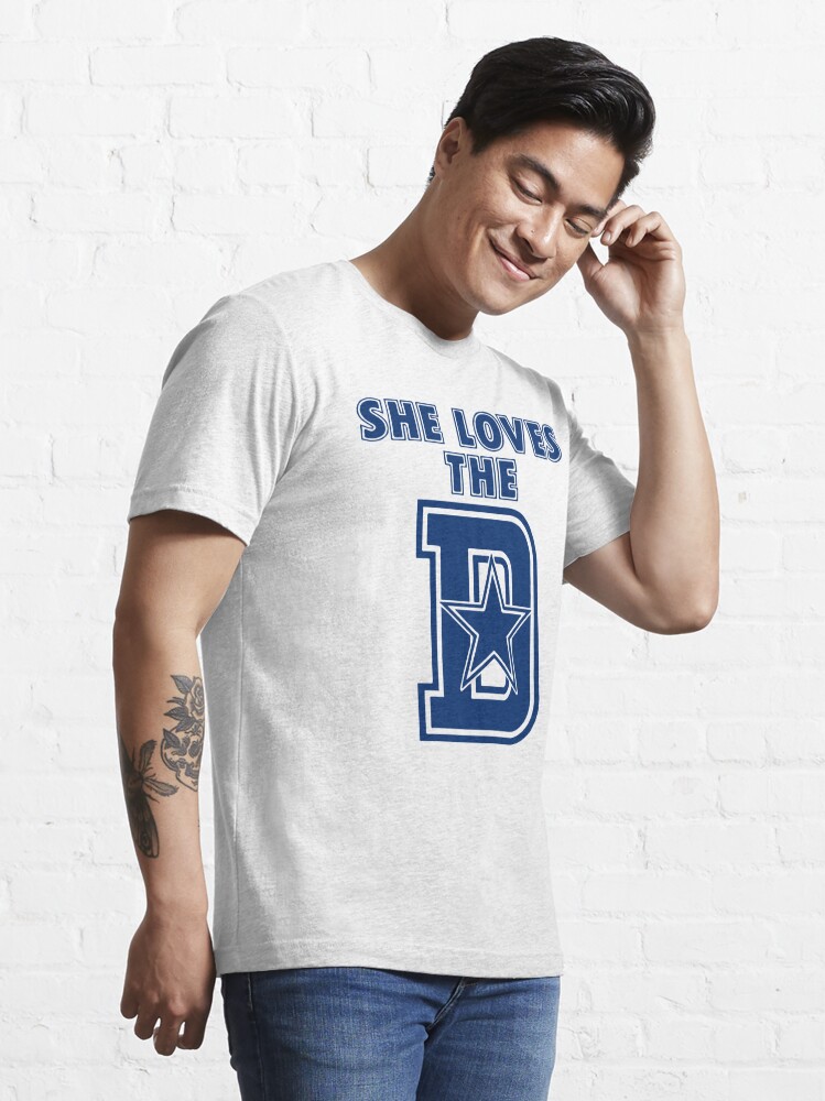Dallas Cowboys Logo Shirt T-Shirt Football She Loves The D Small - 4X