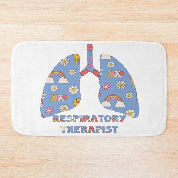 Item preview, Blue Flower Rainbow Lungs For Respiratory Therapist designed and sold by natnat7w.