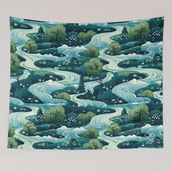 Item preview, river seamless designed and sold by Ttthunder123.