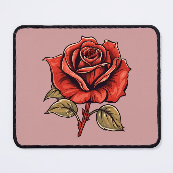 Item preview, Artistic Style Rose Flower Painting Drawing Cartoon Rose Sticker Art Prints and more designed and sold by Kevin Lou.