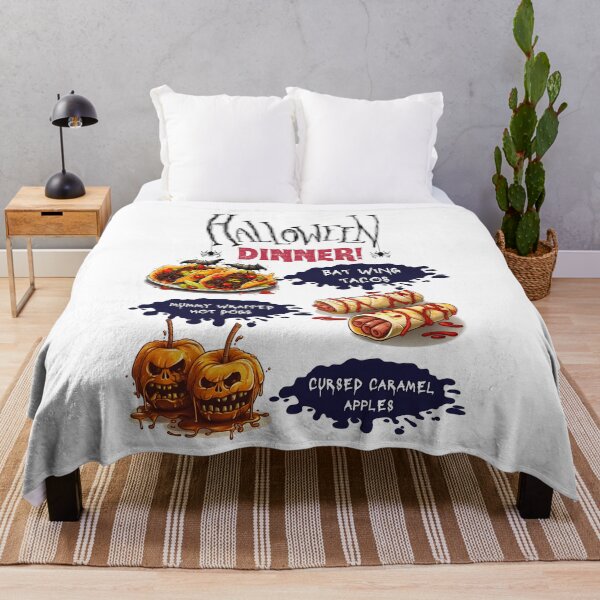 Item preview, Halloween Dinner - Scarily Delicious Feast for Your Spooky Night- Tacos, Hot Dogs and Caramel Apples! designed and sold by FUNqoosh.