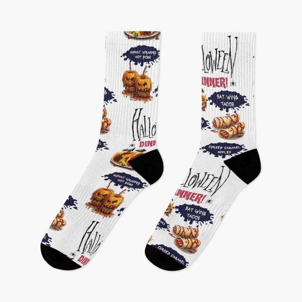 Item preview, Halloween Dinner - Scarily Delicious Feast for Your Spooky Night- Tacos, Hot Dogs and Caramel Apples! designed and sold by FUNqoosh.