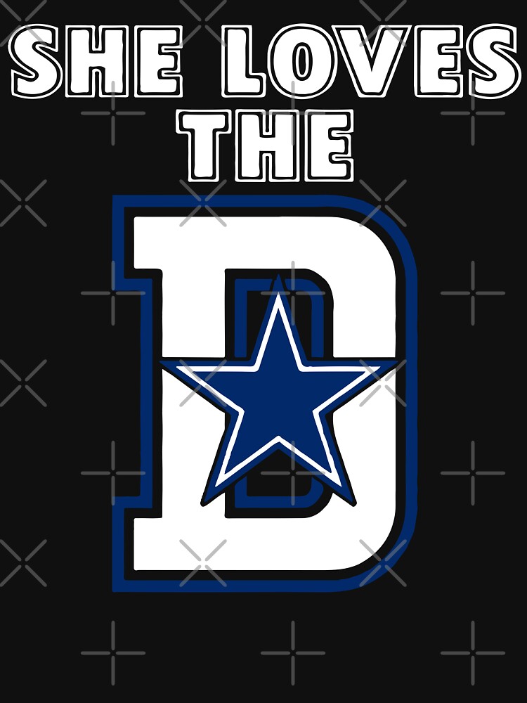 Dallas Cowboys She Loves The D Men's T-Shirt