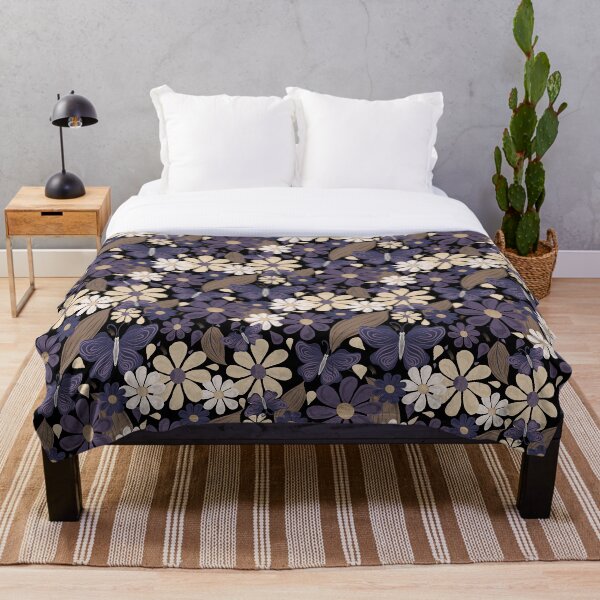 Aperçu de l'œuvre Motif floral papillon créée et vendue par Mysooni.