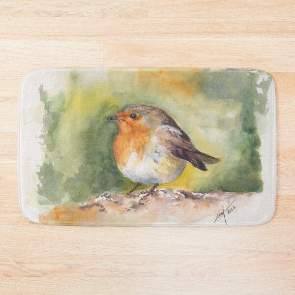 Item preview, Watercolor painting - robin designed and sold by ShopEvaF.