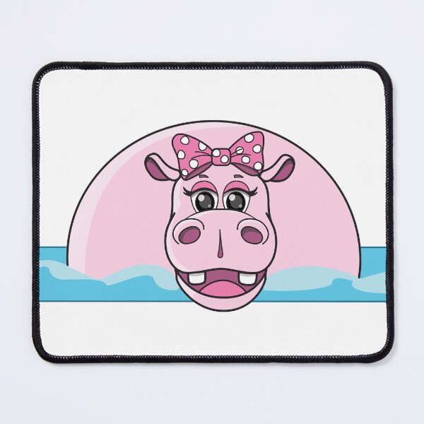 Item preview, Cute Pink Hippo designed and sold by TEZBER.