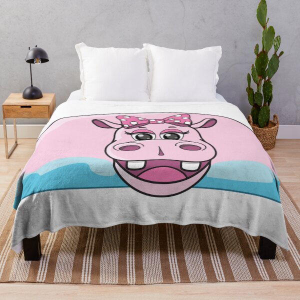 Item preview, Cute Pink Hippo designed and sold by TEZBER.