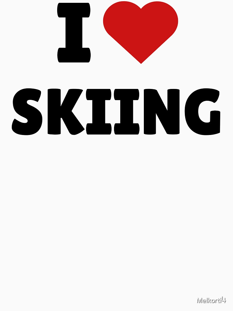 I Love Snow Sticker – East Coast Skiing