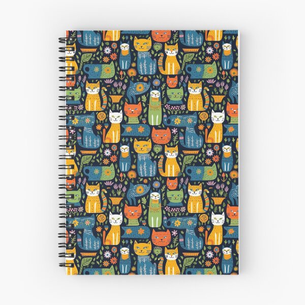 Item preview, Feline Fiesta: Vibrant Native Cat Pattern designed and sold by bsilvia.