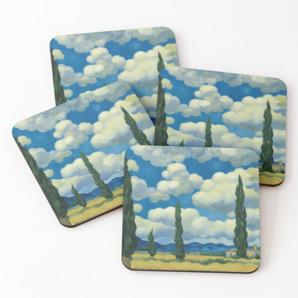 Item preview, Wheat Field with Cypresses Digital version designed and sold by RareLineDesign.