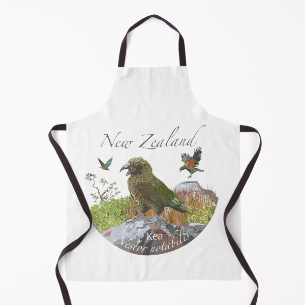 Item preview, The Kea (Nestor notabilis) - New Zealand's inquistive, disarming parrot of the Southern Alps designed and sold by contourcreative.