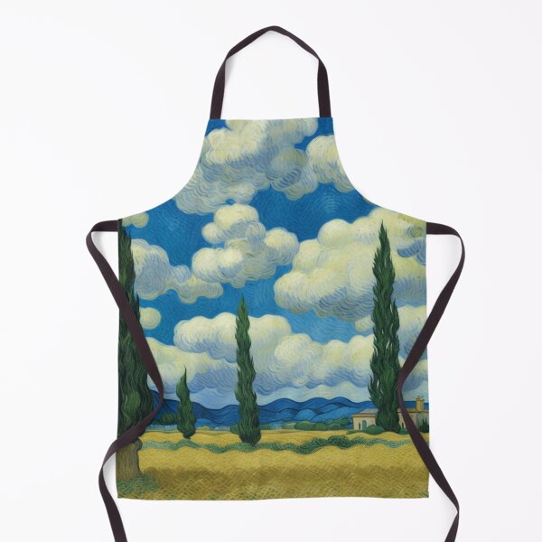 Item preview, Wheat Field with Cypresses Digital version designed and sold by RareLineDesign.