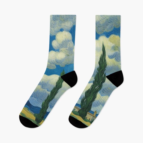 Item preview, Wheat Field with Cypresses Digital version designed and sold by RareLineDesign.