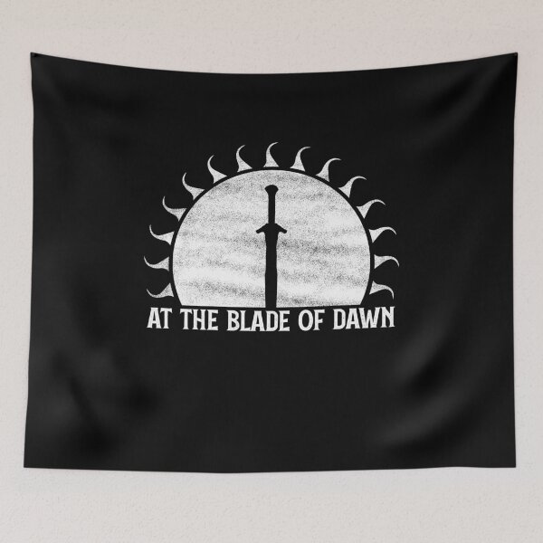 Item preview, At the Blade of Dawn (White): Fantasy Design designed and sold by McNerdic.