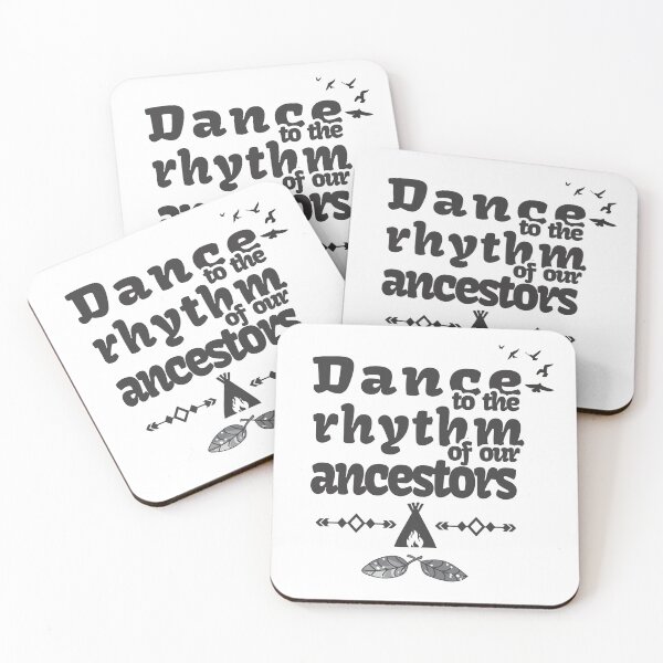 Item preview, Ancestral Rhythms: Let's Dance Together. Pride to be You, Native American-Inspired design Cheerful black designed and sold by amahechoamano.