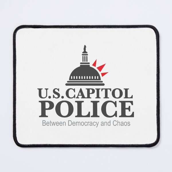 Item preview, U.S. Capitol Police-Between Democracy and Chaos designed and sold by ArtofDissent.