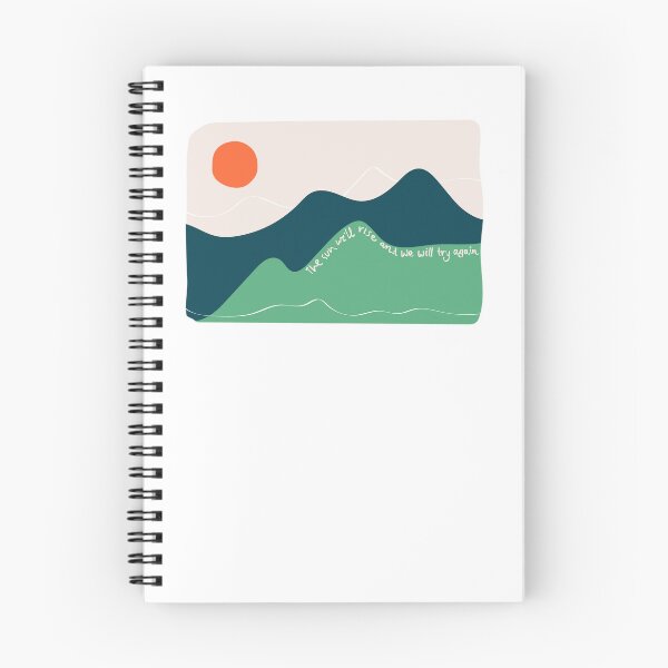Item preview, Landscape design - "The sun will rise and we will try again" designed and sold by mejaldesigns.
