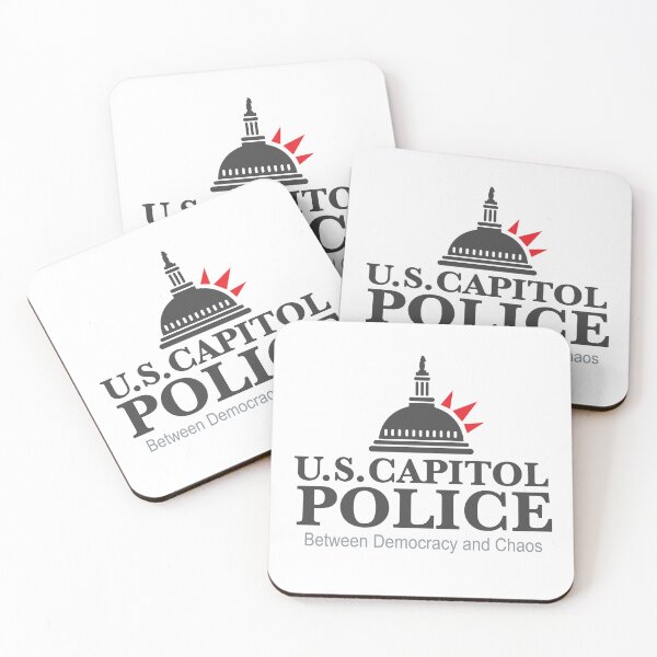 Item preview, U.S. Capitol Police-Between Democracy and Chaos designed and sold by ArtofDissent.