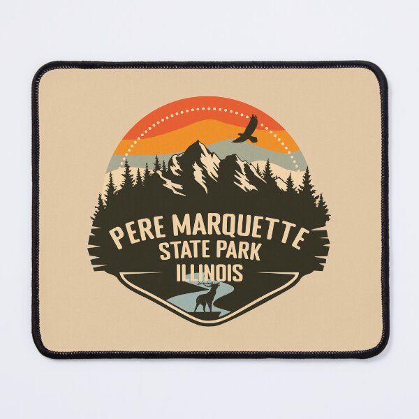Item preview, PERE MARQUETTE STATE PARK ILLINOIS - IL, UNITED STATES RETRO designed and sold by mountainfad.
