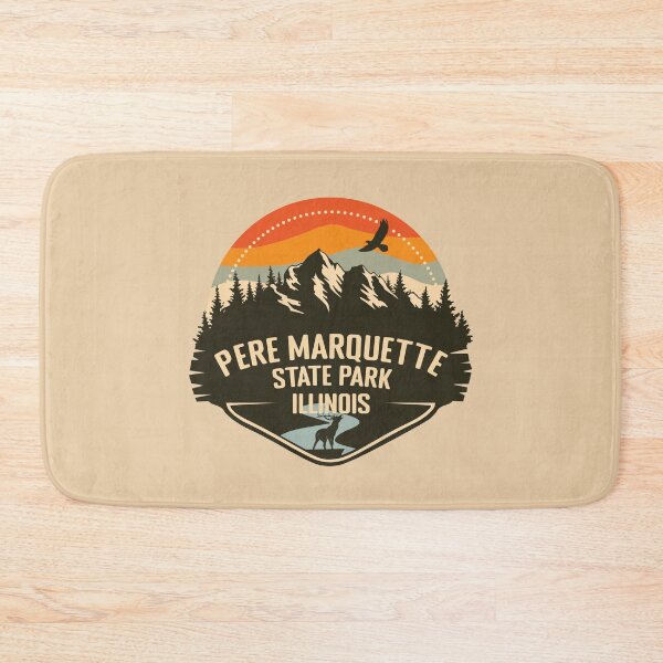 Item preview, PERE MARQUETTE STATE PARK ILLINOIS - IL, UNITED STATES RETRO designed and sold by mountainfad.