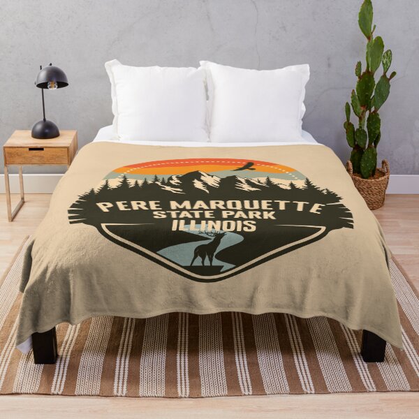 Item preview, PERE MARQUETTE STATE PARK ILLINOIS - IL, UNITED STATES RETRO designed and sold by mountainfad.