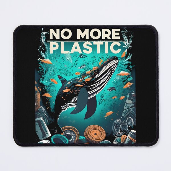Item preview, No More Plastic - Save the Whales designed and sold by SandbarTees.