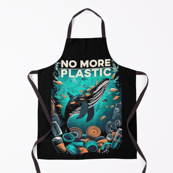 Item preview, No More Plastic - Save the Whales designed and sold by SandbarTees.