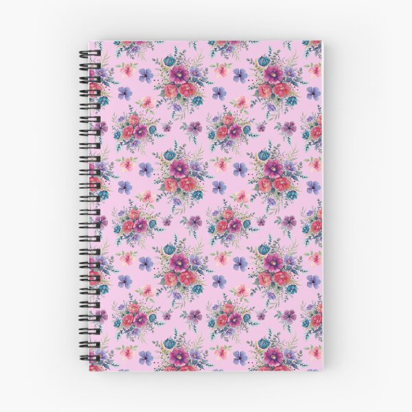 Item preview, Beautiful and bold floral on a pink background designed and sold by cracked-palette.
