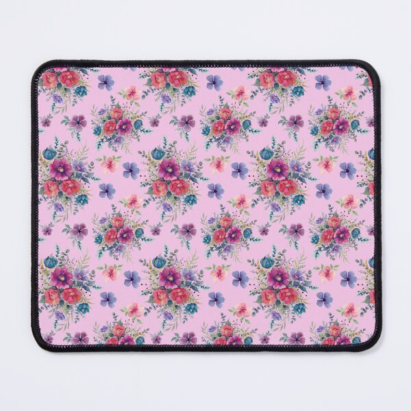 Item preview, Beautiful and bold floral on a pink background designed and sold by cracked-palette.
