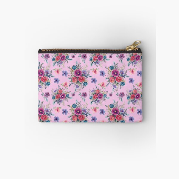 Item preview, Beautiful and bold floral on a pink background designed and sold by cracked-palette.
