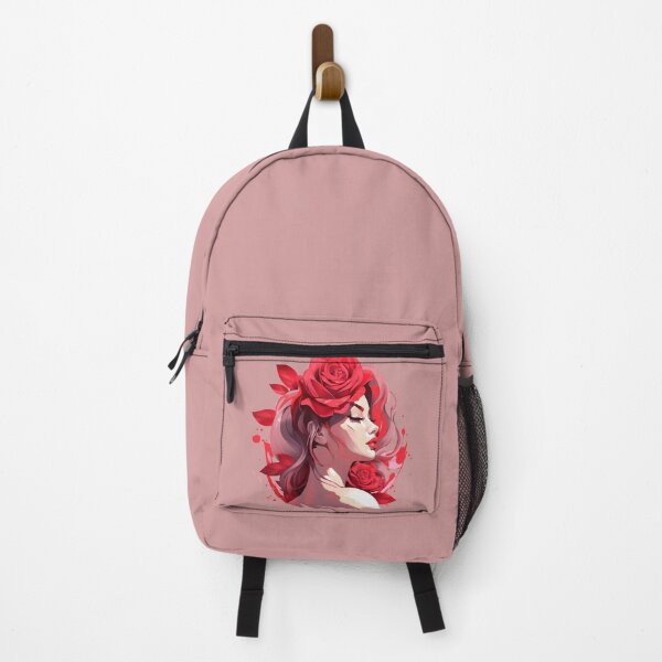 Item preview, Artistic Style Rose Flower Rose Girl Flower Girl Painting Drawing Cartoon Rose Sticker Art Prints and more designed and sold by Kevin Lou.