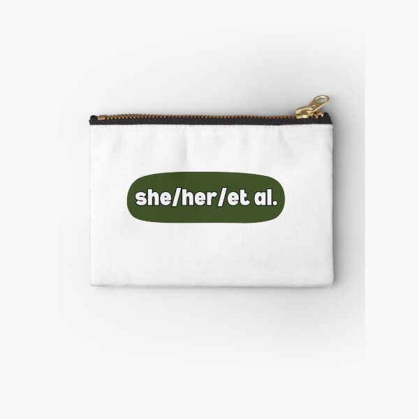Item preview, she/her/et al. Academic Design: Pronouns and Publications Unite! (Green) designed and sold by toadsandtoast.