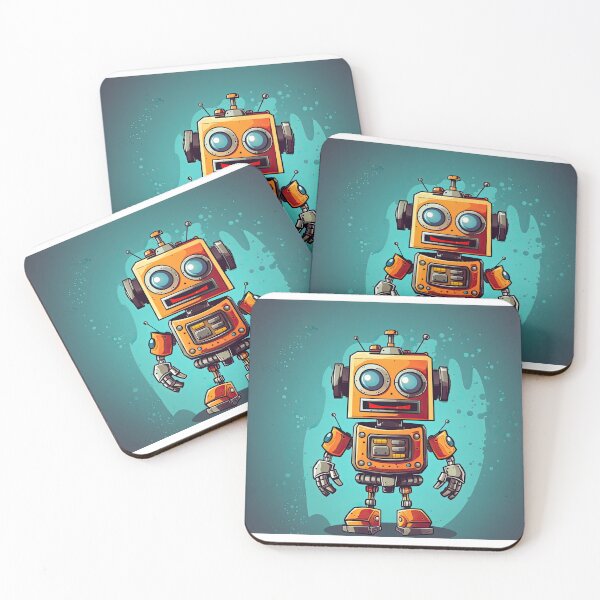 Item preview, vintage style robot, cartoon style designed and sold by GiovanniCancemi.