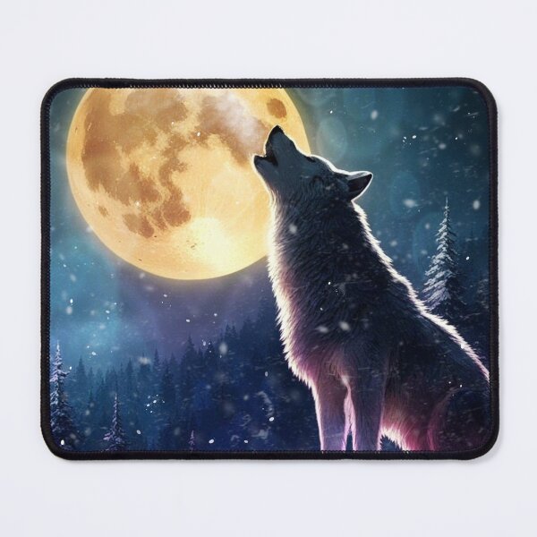 Item preview, Winter Wolf Howling designed and sold by mark-chaney.
