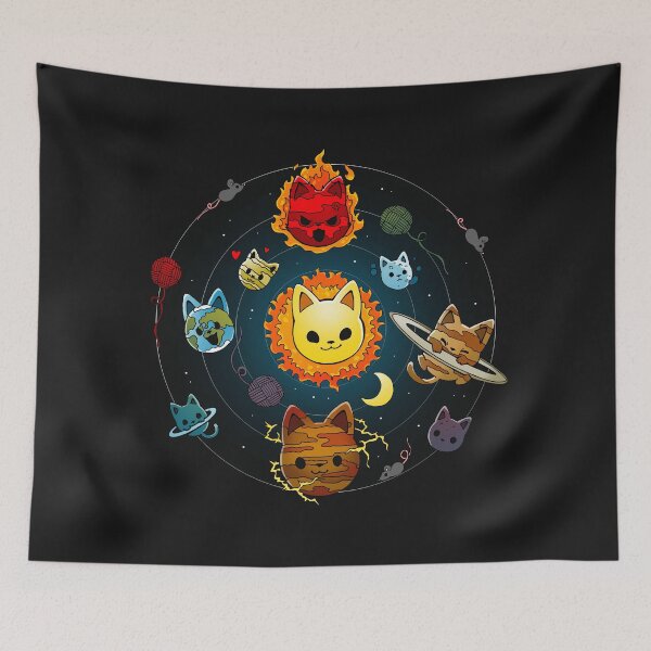 Item preview, Cat Solar System designed and sold by VallinArt.
