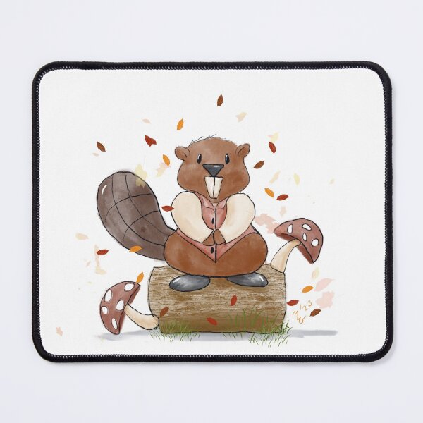 Item preview, Beaver takes a break designed and sold by Cornflowersart.
