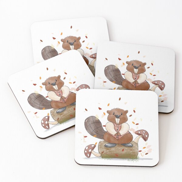 Item preview, Beaver takes a break designed and sold by Cornflowersart.