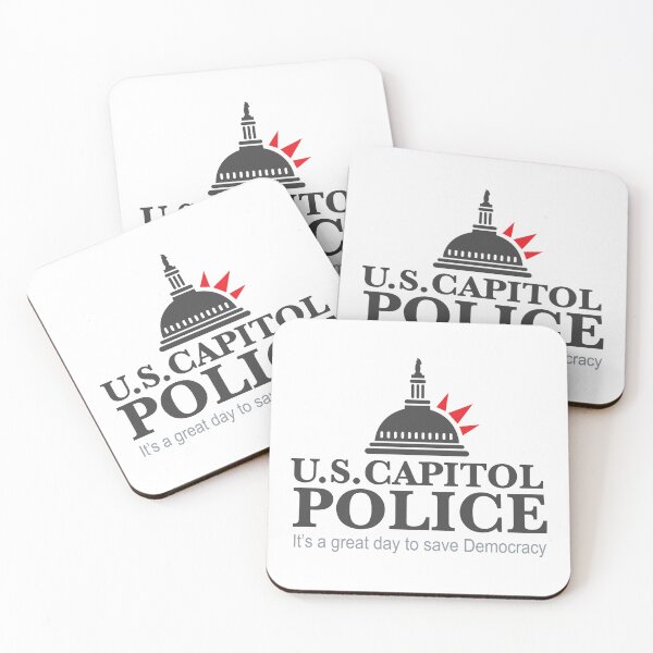Item preview, U.S. Capitol Police-It's a great day to save Democracy designed and sold by ArtofDissent.