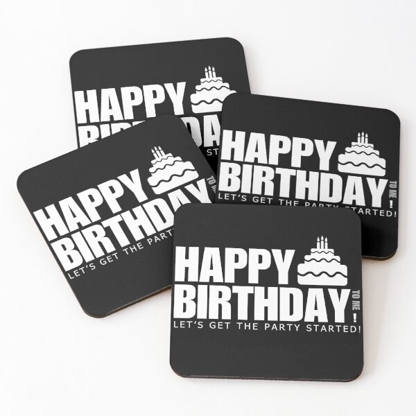 Item preview, Happy Birthday to Me Black and White Logo designed and sold by Sunshine-Dreams.
