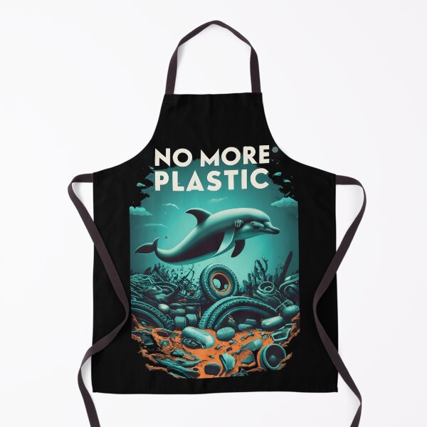 Item preview, No More Plastic - Save the Sea Dolphins designed and sold by SandbarTees.
