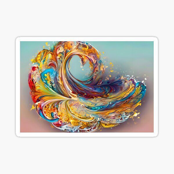 Seashell Abstract by Glenn Sticker