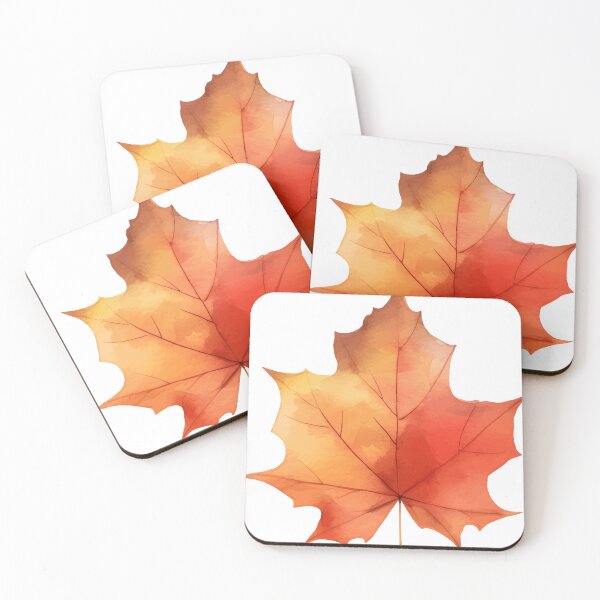 Item preview, Fall leaf watercolor designed and sold by SouthPrints.
