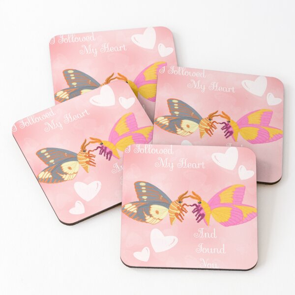Item preview, Moth to the Heart designed and sold by OneStopBeanShop.