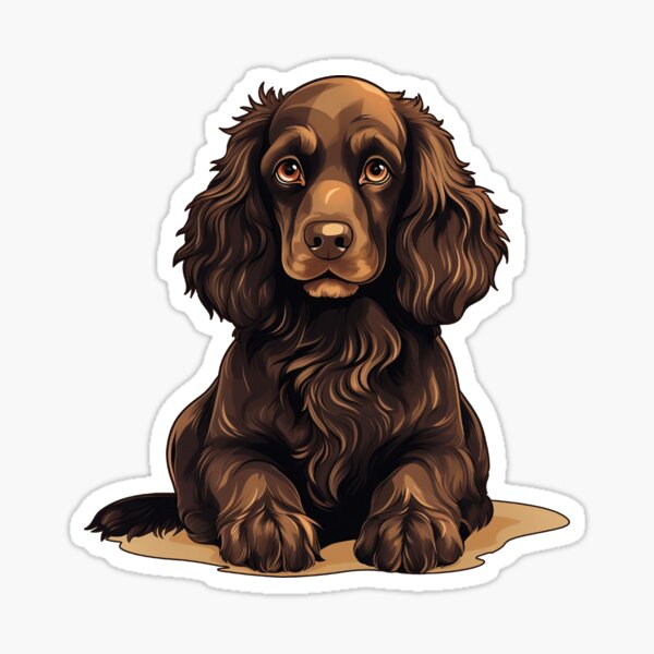 Boykin Spaniel Dog Illustration Sticker for Sale by whyitsme Redbubble