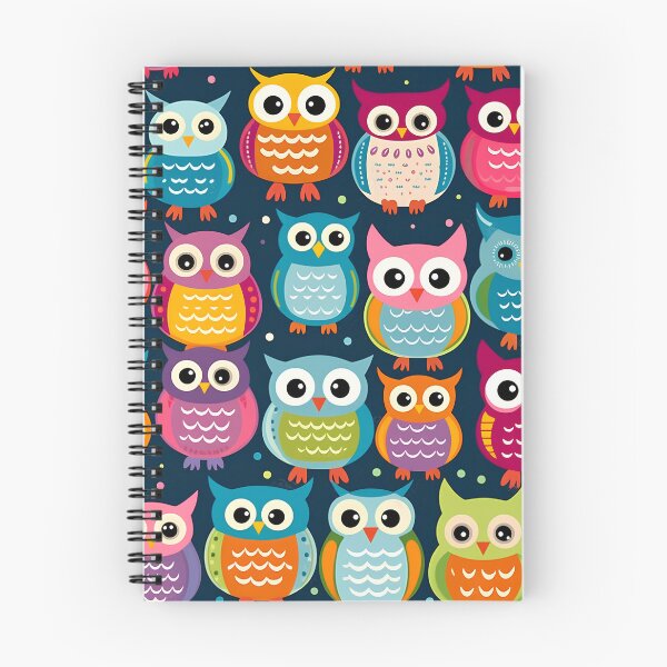 Item preview, Multicolour Owls designed and sold by ZipperlyZolo.