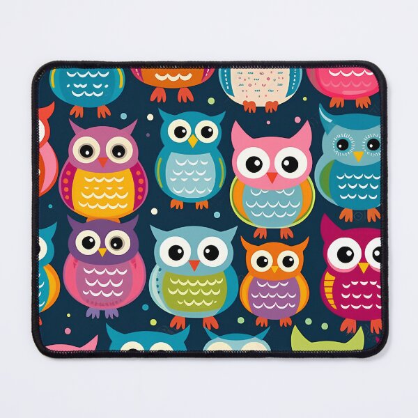 Item preview, Multicolour Owls designed and sold by ZipperlyZolo.
