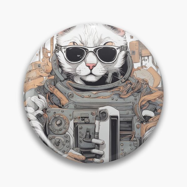 Item preview, cyberpunk cat designed and sold by RaijuEb.