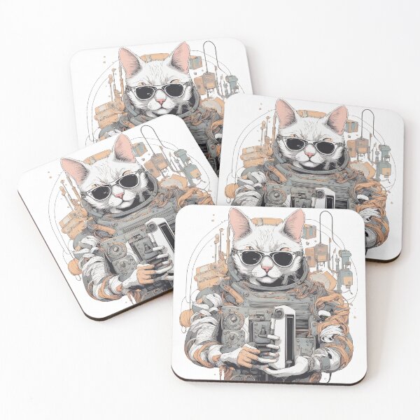 Item preview, cyberpunk cat designed and sold by RaijuEb.