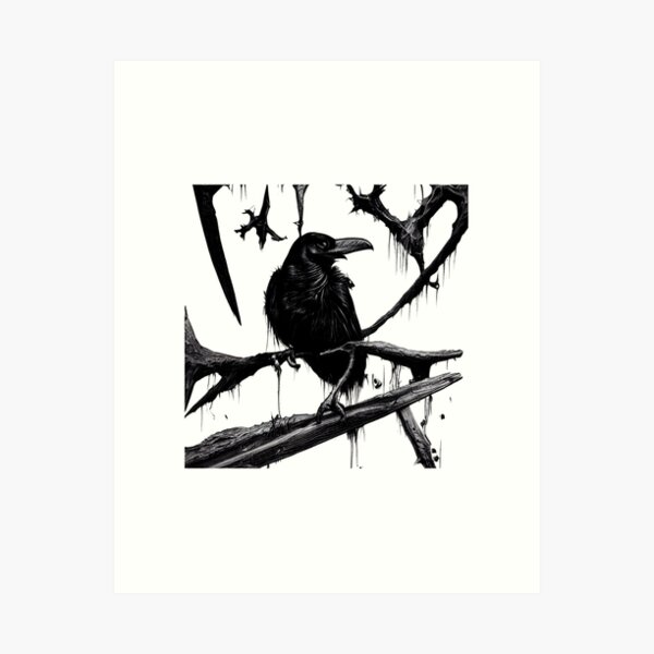 Rude Raven Art Prints for Sale | Redbubble