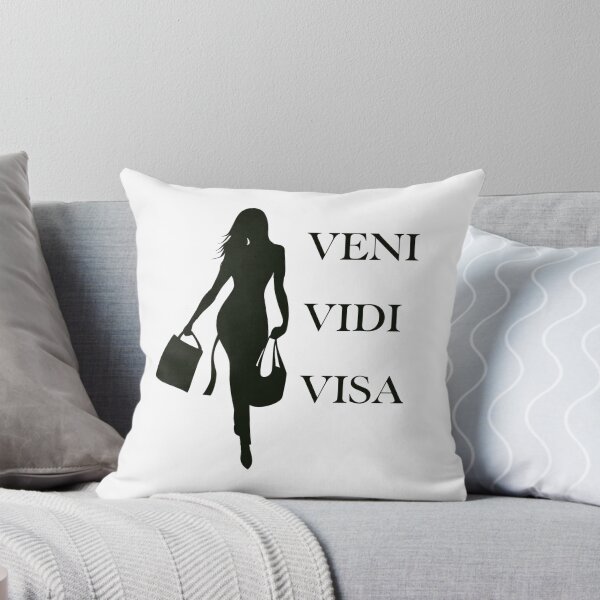 Aperçu de l'œuvre VISA VENI VIDI. je suis venu j'ai fait du shopping créée et vendue par SoulTrekking.